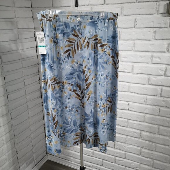 NWT Alfred Dunner Ladies Lightweight Size 16 Maxi A-line Skirt - Picture 2 of 9